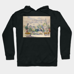 The Terrace at the Garden at Les Lauves by Paul Cezanne Hoodie